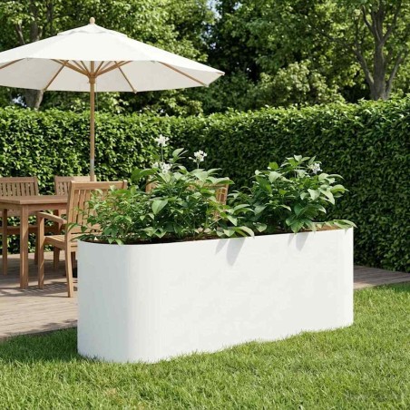 Jardin surélevé Blanc 120 x 40 x 40 cm 645773645773