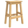 Tabouret de bar 2 pcs Cire de Miel 44 x 30 x 63 cm Pin massif 645784645784