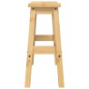 Tabouret de bar 2 pcs Cire de Miel 44 x 30 x 63 cm Pin massif 645784645784
