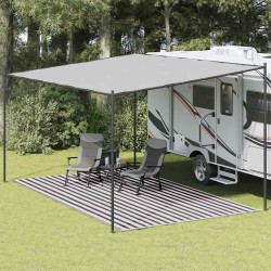 Tapis de tente 300x500 cm anthracite et blanc 645785645785