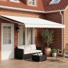 Auvent rétractable électrique Blanc 4 × 3 m 645793645793