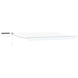 Auvent rétractable électrique Blanc 4 × 3 m 645793645793