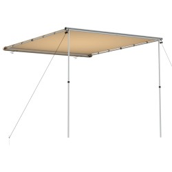 Auvent de camping-car et caravane 2,4x3x2,15 m Beige 645794645794