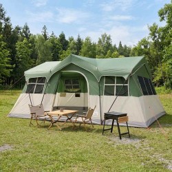 Tente familiale Vert 487 x 340 x 216 cm Polyester et Acier 645800645800