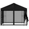 Abri de jardin avec parois 3 x 3 m Noir Polyester et Acier 645803645803
