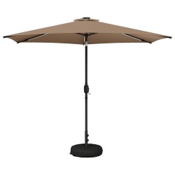 Parasol de jardin avec lumières LED et base 300 x 300 cm 645809645809