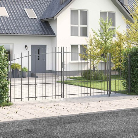Porte de Jardin Woerden Gris 175 x 500 cm Acier 645811645811