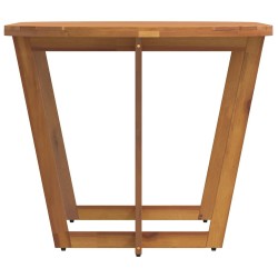Table de jardin ovale 200x90x75 cm en bois d'acacia massif 645816645816