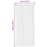Rideau anti-insectes en chenille Gris clair et blanc 645824645824