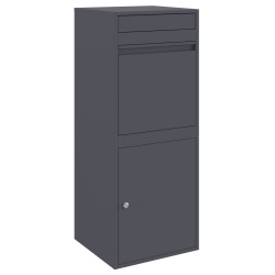 Boîte de dépôt de colis Anthracite 41 x 38 x 103 cm Acier 645825645825