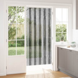 Rideau anti-insectes en chenille Gris et Noir 90 x 200 cm 645826645826