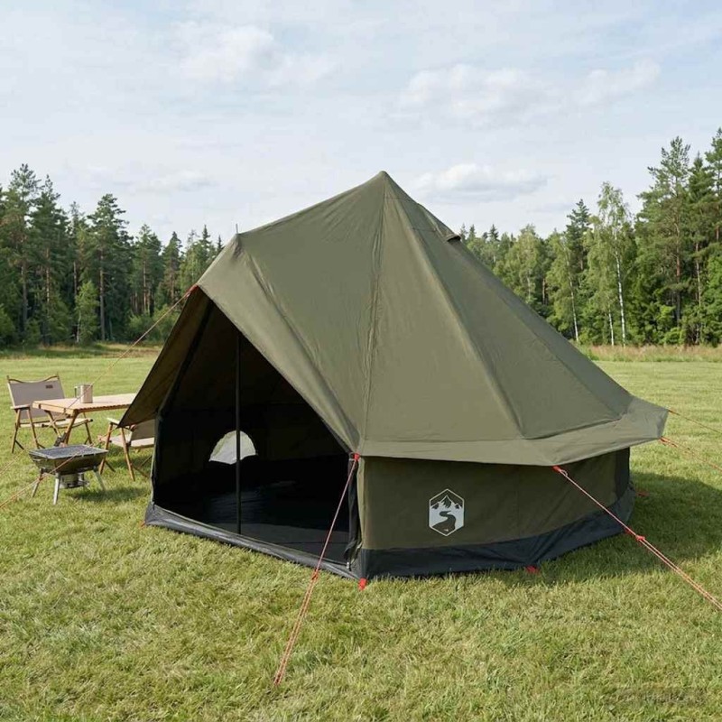 Tente familiale Vert armée 6 personnes Polycoton 645841645841