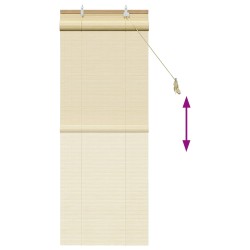 Store enrouleur Naturel 50 x 160 cm Bambou 645846645846