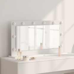 Miroir de vanité Blanc 80 x 45 x 18 cm Verre et bois composite 645849645849