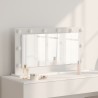 Miroir de vanité Blanc 80 x 45 x 18 cm Verre et bois composite 645849645849