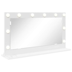Miroir de vanité Blanc 80 x 45 x 18 cm Verre et bois composite 645849645849