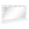 Miroir de vanité Blanc 80 x 45 x 18 cm Verre et bois composite 645849645849