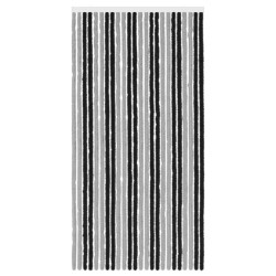 Rideau anti-insectes en chenille Gris et Noir 100 x 200 cm 645850645850