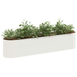 Jardin surélevé Blanc 200 x 40 x 40 cm 645852645852