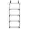 Organisateur de porte avec 5 étagères 52x20x135 cm aluminium 645855645855