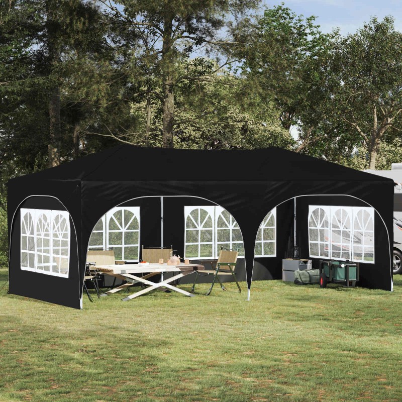 Tente de fête pop-up 575 x 288 x 245 cm Anthracite Tissu Oxford 645858645858