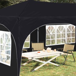 Tente de fête pop-up 575 x 288 x 245 cm Anthracite Tissu Oxford 645858645858