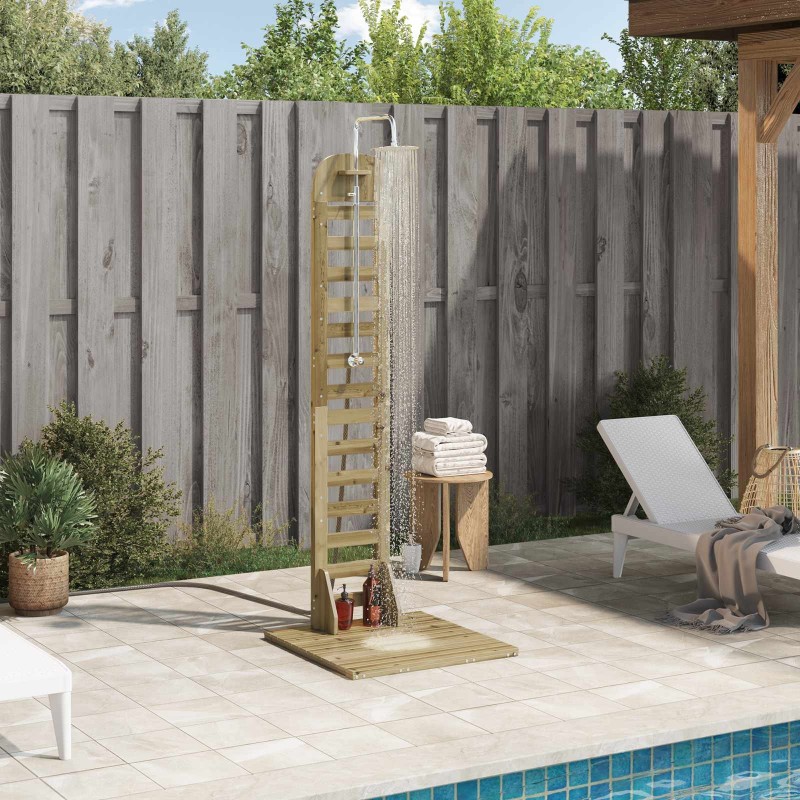 Douche d'extérieur 223 cm Naturel 645860645860