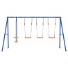 Ensemble de balançoires d'extérieur Multicolore Acier et PE 645881645881