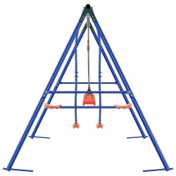 Ensemble de balançoires d'extérieur Multicolore Acier et PE 645881645881