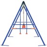 Ensemble de balançoires d'extérieur Multicolore Acier et PE 645881645881