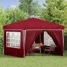 Tente de fête pop-up 288 x 288 x 245 cm Bordeaux Tissu Oxford 645882645882