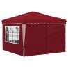 Tente de fête pop-up 288 x 288 x 245 cm Bordeaux Tissu Oxford 645882645882