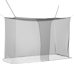 Filet anti-moustiques pour lit 156 mailles Noir Polyester 645885645885