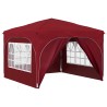 Tente de fête pop-up 290 x 290 x 245 cm Bordeaux 645899645899