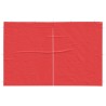 Mur de tente de fête 2 pcs Rouge 300 x 195 cm PE et acier 645915645915
