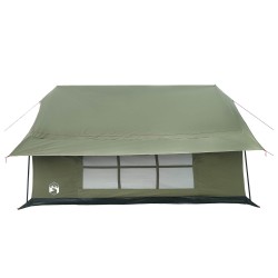 Tente Cabane Vert armée 340 x 246 x 210 cm Polycoton 645916645916