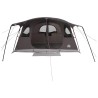 Tente tunnel Marron Gris 366 x 244 x 198 cm Polyester et Acier 645943645943