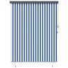 Store enrouleur Bleu et Blanc 200 x 250 cm Tissu et Aluminium 645959645959