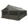 Tente familiale avec toit Marron gris 600 x 400 x 268 cm 645962645962