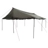 Tente familiale avec toit Marron gris 600 x 400 x 268 cm 645962645962