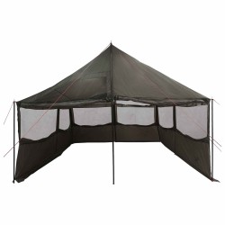 Tente familiale avec toit Marron gris 450 x 400 x 265 cm 645963645963