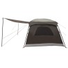 Tente familiale avec toit Marron Gris 420 x 305 x 200 cm 645965645965