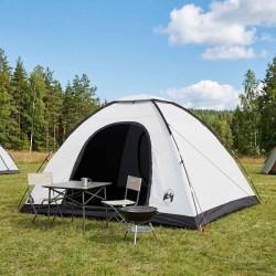 Tente de camping avec toit Blanc Occultant 335 x 275 x 180 cm 645967645967