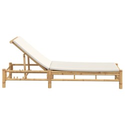 Transat avec coussins 55 x 199 x 30 cm en bambou 645968645968