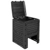 Composteur de jardin Noir 59,5 x 60 x 81,5 cm 280 l 100% PP 645969645969
