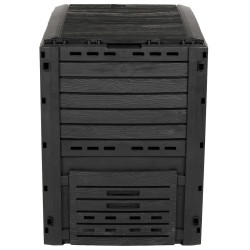 Composteur de jardin Noir 59,5 x 60 x 81,5 cm 280 l 100% PP 645969645969