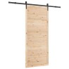 Porte coulissante Naturel 100 x 208 cm Bois de pin massif 645979645979
