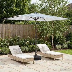 Parasol de jardin avec lumières LED et base 200 x 300 cm 645986645986