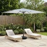 Parasol de jardin avec lumières LED et base 200 x 300 cm 645986645986