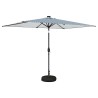 Parasol de jardin avec lumières LED et base 200 x 300 cm 645986645986